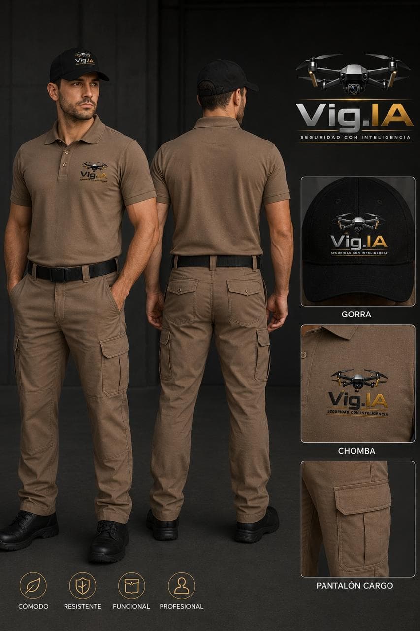 Equipo operativo de Vig.IA con uniforme táctico